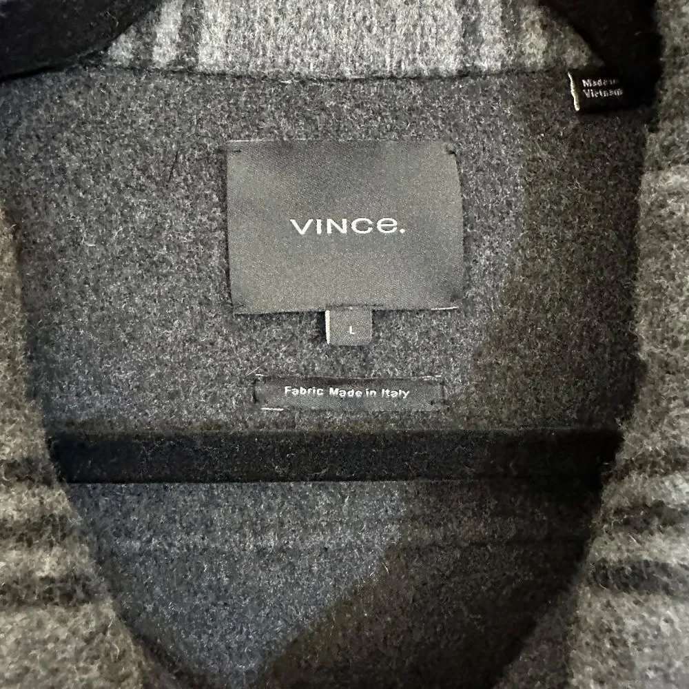 Vince Cashmere Overshirt Shacket